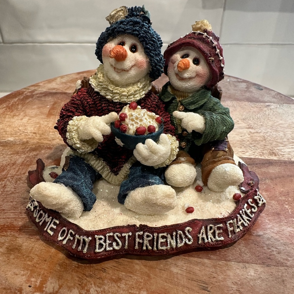 Boyd’s Bears Charming Snowman Friends Holiday Decor The Snow Doodes